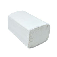 DuraPlus Essuie-mains pliés DP0350 - Blanc - 16 paquets de 250 feuilles/paquet-Idéal pour les salles de bain commerciales et publiques