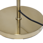 JAC Styles Liam 66" 2-Light Floor Lamp - Gold with White Shade-8