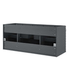 Modway - Render 48" Armoire de lavabo compatible avec un seul lavabo (non inclus) - Gris-7