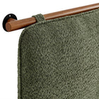 Modway - Anela Fixé au mur Chenille recouverte Tête de lit King Size, Noyer sauge-7