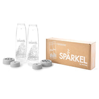 Sparkel - Bouteille d'eau Premium-Les Ingrédients Sont Étincelés Dans La Bouteille - Laissez la pression infuser le goût des vrais ingrédients. Tous les ingrédients sont gazéifiés dans la bouteille. La bouteille reste scellée jusqu'à son ouverture, les bouteilles Spärkel ne se dépressurisent pas une fois le cycle terminé, ce qui signifie qu'aucune carbonatation n'est perdue. Préparez plusieurs recettes pour satisfaire votre prochaine envie.