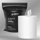 Lingettes nettoyantes multi-usages Gritt Commercial pour surfaces – Parfum frais – 20,3 x 15,2 cm – 800 lingettes par rouleau – Paquet de 4-Parfum : une fragrance propre et fraîche