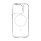 OtterBox - Symmetry MagSafe Coque pour iPhone 15 Pro 2023 - Transparente-Les aimants intégrés s'enclenchent fermement sur les chargeurs et accessoires MagSafe