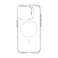 OtterBox - Symmetry MagSafe Coque pour iPhone 15 Pro 2023 - Transparente-Les aimants intégrés s'enclenchent fermement sur les chargeurs et accessoires MagSafe