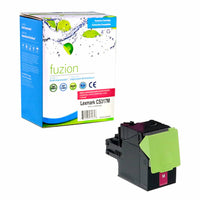 fuzion - Lexmark (71B10M0) Cartouche De Toner Compatible - Rendement Standard - Magenta-Couleur d'encre: Magenta