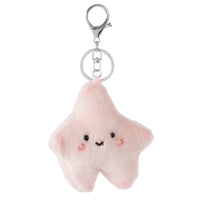 Merangue - Porte-clés bouffant étoile de mer rose-Facile à attacher aux sacs, sacs à dos ou porte-clés