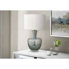 Monarch Specialties - Luminaire - 26 po H Lampe De Table - Verre Argent - Abat-Jour Ivoire / Crème - Contemporain - Moderne-La base décorative en verre imitant le verre de mercure constitue un élément à la mode conçu pour illuminer les salons modernes, les chambres à coucher et les bureaux à domicile tout en créant une ambiance chaleureuse et invitante