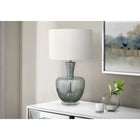 Monarch Specialties - Luminaire - 26 po H Lampe De Table - Verre Argent - Abat-Jour Ivoire / Crème - Contemporain - Moderne-La base décorative en verre imitant le verre de mercure constitue un élément à la mode conçu pour illuminer les salons modernes, les chambres à coucher et les bureaux à domicile tout en créant une ambiance chaleureuse et invitante