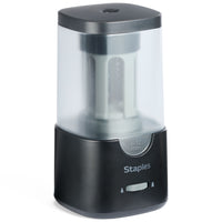 Staples - Taille-crayon électrique pour usage intensif en salle de classe – Noir-Taille-crayon électrique pour usage intensif conçu pour les salles de classe ou les bureaux de grande taille
