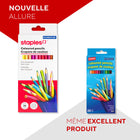 Staples/Staedtler - Crayons de couleur - paquet de 24-Non recommandé pour une utilisation dans un taille-crayon électrique