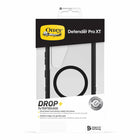 OtterBox - Coque Defender Pro XT transparente avec aimants pour Samsung Galaxy S25 - Dark Side-Pare-chocs autour de la caméra pour une protection contre les impacts violents