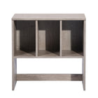 FurnitureR - Tablette latérale marron-Trois mêmes étagères ouvertes pour le rangement ou l'affichage de la décoration