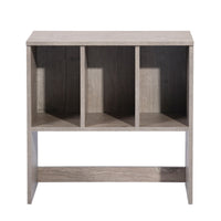 FurnitureR - Tablette latérale marron-Trois mêmes étagères ouvertes pour le rangement ou l'affichage de la décoration