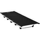 Outsunny - Lit de camp léger pour adultes-Cadre en aluminium solide et robuste  
