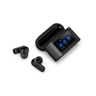 Philips - TAT6000 écouteurs sans fil véritables - noir-28 heures d’écoute (7 + 21) - Avec la réduction de bruit désactivée, vous obtenez 7 heures d’écoute avec une charge complète et 21 heures supplémentaires grâce à l’étui de recharge intelligent (avec la réduction de bruit activée, vous obtenez 5 heures et 16 heures supplémentaires grâce à l’étui). Pour une recharge rapide, 15 minutes vous donnent 3 heures supplémentaires. L’étui peut être rechargé via USB-C.