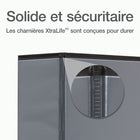 Cardinal® - Reliure XtraLife ClearVue verrouillable à anneaux en D, noire, 4 po-Noire  
