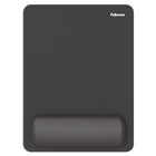 Fellowes - Repose-poignet pour souris Breyta XL avec coussin HEX - Noir-23 % plus grand que notre tapis de souris standard avec repose-poignet, afin de favoriser une plus grande amplitude de mouvement et de réduire les petits mouvements