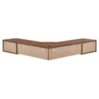 Modway - Render Coin de montage mural Bureau - Noyer-Assemblée requise