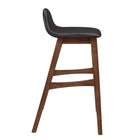 Modway - Juno Tabouret de bar - Brown - Ensemble de 2-Appuie-pieds et supports latéraux