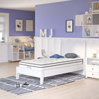 Modway - Jenna 6 po Ressorts et mousse Matelas simple étroit-Couche de mousse respirante