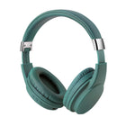Basic Tech Écouteurs pliables sur l'oreille sans fil - Sauge-Inclus câble auxiliaire audio