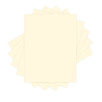 Lettermark - Papier couverture vélin bristol, 67 lb, ivoire, 8 1/2 po x 11 po, 250/pqt-Finis: Lisse et velin
