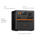 Bluetti - Centrale électrique portable Premium Series AC240P et panneau solaire SP200L-Plus compactes et plus puissantes : Les cellules de batterie LiFePO4 haute densité avec 3 000+ cycles de vie à 80 % offrent des performances optimales et une durée de vie allant jusqu’à 10 ans. Puissance de levage pour les charges résistives à haute puissance comme les sèche-cheveux, les ordinateurs portables, les routeurs et les téléphones portables, etc.