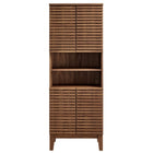 Modway - Render Grand Armoire de rangement de salle de bain in Noyer-8