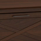 Bush Furniture Key West KWF130BC-03 Classeur latéral à 2 tiroirs Cerise Bing Lettre/Légal-Les tiroirs classeurs peuvent accueillir des dossiers de format lettre et légal