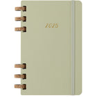 Moleskine - 2025 Agenda à spirales à grande couverture rigide - 5" x 8.25" - Kiwi-Couverture Rigide