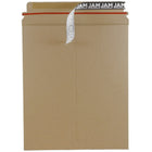JAM Paper - Enveloppes expédition rigides pour photos avec fermeture auto-adhésive, 11 x 13,5 po, kraft recyclé, 12/paquet-Enveloppe d’expédition en papier cartonné kraft brun