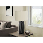 Monarch Specialties - Luminaire - 25 po H Lampe De Table - Céramique Noire - Abat-Jour Ivoire / Crème - Contemporain-L'interrupteur rotatif à 3 voies peut acceuillir une seule ampoule dune puissance maximale de 100w/120v (ampoule non incluse) pour ajuster facilement l'éclairage et créer l'ambiance souhaitée dans une pièce