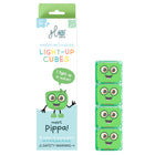 Glo Pals - Cubes lumineux - Pippa - Vert-Fabriqué avec 100 % de plastique recyclé