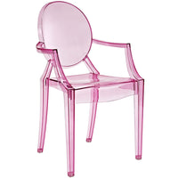 Modway - Casper Restauration Fauteuil - Rose-Pour un usage intérieur/extérieur