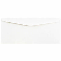 Jam Paper - Enveloppes commerciales n° 10, 4 1/8 po H x 9 1/2 po l, Blanches, Paquet de 100-Couleur : Blanc
