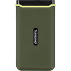 Transcend - ESD380C SSD portable USB 3.2 Gen 2x2 - 2 To - Vert militaire-Le ESD380C de Transcend est livré dans un boîtier en caoutchouc de silicone vert militaire, robuste et absorbant les chocs. Avec un système de protection contre les chocs conforme aux normes militaires américaines MIL-STD-810G, vous pouvez être assuré que les données stockées sur le disque seront entièrement protégées.