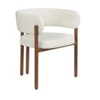 Brassex - Chaise de visite 572834 Bailey - ensemble de 2 - crème-Design contemporain