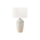 Monarch Specialties - Luminaire - 25 po H Lampe De Table - Béton Ivoire - Abat-Jour Ivoire / Crème - Contemporain - Moderne-Cette lampe de table de 25 pouces de haut présente une base en béton ivoire frappante associée à un élégant abat-jour en tissu ivoire, ce qui en fait un choix élégant pour tout salon moderne, chambre à coucher ou bureau