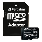 Carte MicroSDXC Verbatim 64 Go Classe 10 UHS-1 avec adaptateur, noir-Maximisez la capacité de saisir, décharger et de traiter votre photographie numérique