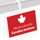 Staples - Cartes professionnelles « We are a proudly Canadian business » - fini lustré - 2 x 3 1/2 po - Anglais - Paquet de 250-Format horizontal : 2 x 3 1/2 po