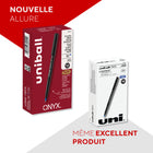 uni-ball – Stylos à bille roulante ONYX – micropointe (0,5 mm) – bleu – paquet de 12-Les stylos à bille à séchage rapide produisent des traits nets et précis pour une écriture complexe, vous permettant d’écrire sans effort et sans bavures