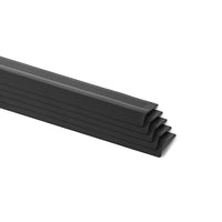 WeatherTech - Améliore l’adhérence dans les escaliers avec StairEdge - 29.5 po - Noir - Paquet de 5-Le revêtement StairEdge est idéal pour les escaliers intérieurs en bois, en carrelage, en pierre, en béton ou en métal, qu’ils soient résidentiels ou commerciaux.