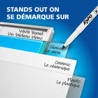 Expo - Ensemble de marqueurs effaçables à sec, marqueurs à pointe fine et biseautée, couleurs variées, efface, 9 unités-La pointe biseautée polyvalente permet d’obtenir plusieurs largeurs de traits. les marqueurs à pointe fine sont parfaits pour des traits précis et détaillés