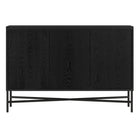 Hudson&Canal - Buffet Brighton 48" de largeur - Grain noir-Un design contemporain moderne pour votre salle à manger, votre cuisine ou votre bureau