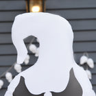 HOMCOM - 1 - 8 m Gonflable Halloween Citrouille Fantômes pour jardin-Le tissu en polyester résistant à l'eau convient à une utilisation intérieure et extérieure