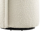 Modway - Della Boucle Tissu Chaise pivotante - Ivoire-8