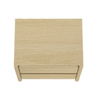 Manhattan Comfort - Linda 24" Table de nuit moderne à 2 tiroirs - Chêne naturel - Lot de 2-9