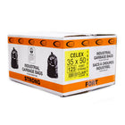 Eco II -Sacs à ordures - 35 po x 50 po - fort - Clair tinté - paquet de 100-Paquet de 125