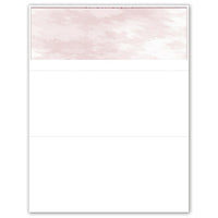 Deluxe - Chèque laser haut de page - anglais - 8,5 po x 11 po - bourgogne - paquet de 500-Papier à chèques blanc pour logiciels comptables sur mesure