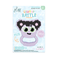 Glo Pals - Hochet lumineux - Lumi - Violet-S'illumine avec 7 couleurs vives lorsqu'on le secoue